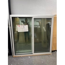 #15 - Aluminum Sliding Glass Window - Clear Anodized - 47-5/8" x 47-5/8"