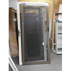 #36 - Sliding Security Screen Door Panel - Bronze Anodized - 35-9/16" x 77-3/4" 
